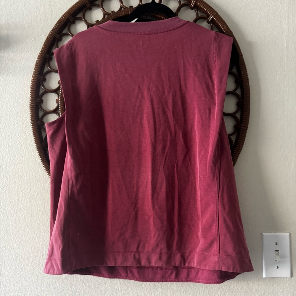 Athleta soft sleeveless top size XL Magenta pink - Picture 2 of 7
